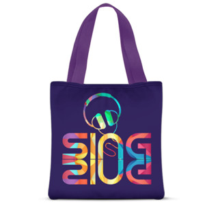 Tas Tote Fullprint Music Sing Tote