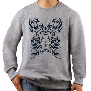 Jaket Sweater Tiger Art 