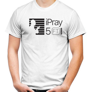 Kaos iPray 5 Times (Clear White)