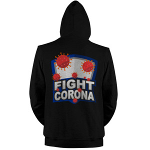 Jaket Hoodie Fight Corona