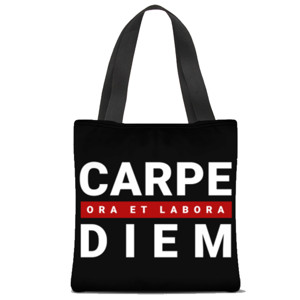 Tas Tote Fullprint CARPE DIEM