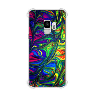Casing HP Abstract Illustration Yellow, Blue, Green, and Red