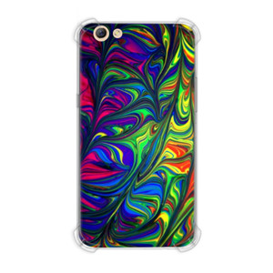 Casing HP Abstract Illustration Yellow, Blue, Green, and Red