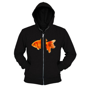 Hoodie Zipper ikan koki