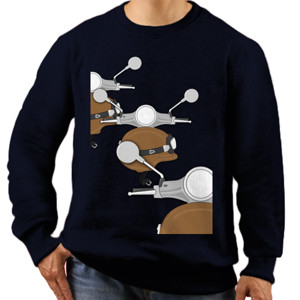 Jaket Sweater Vespas Design