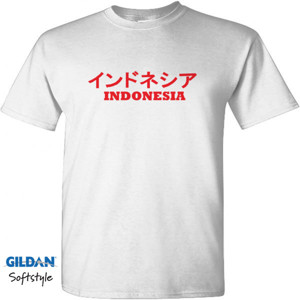 Kaos Indonesia katakana