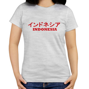 Kaos Indonesia katakana