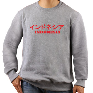 Jaket Sweater Indonesia katakana