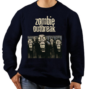 Jaket Sweater Zombie Leave