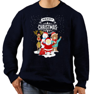 Jaket Sweater Christmas With Santa 