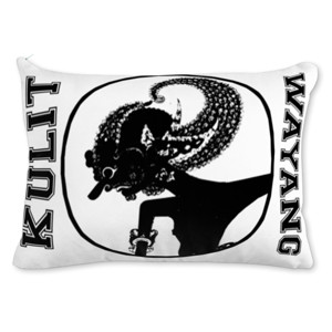 Bantal wayang kulit pandawa arjuna