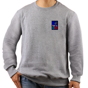 Jaket Sweater tiktok whiteblue