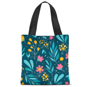 Tas Tote Fullprint floral
