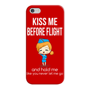 Casing Kiss Me Before Flight Pramugari Casing HP