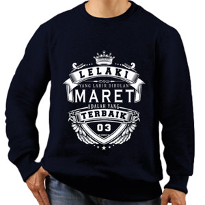 Jaket Sweater T-SHIRT LELAKI TERBAIK MARET - D2