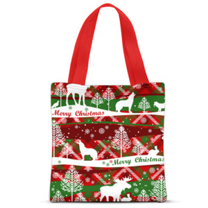 Tas Tote Fullprint Merry Chrismast