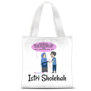 Tas Tote Fullprint Istri shalehah 