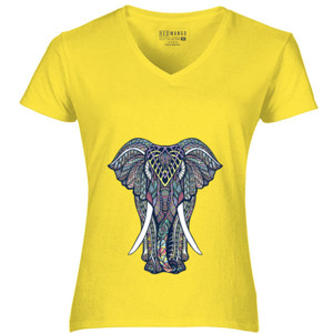 Kaos Gajah India Art