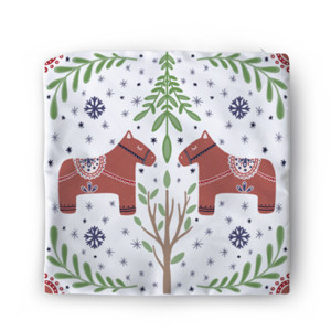 Sarung Bantal Scandi Horses