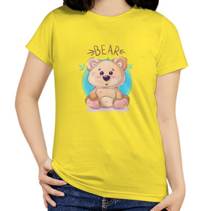 Kaos Wanita Bear Lucu