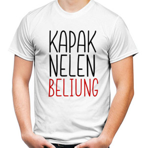Kaos Pribahasa Lampung Kapak Nelen Beliung (versi 2)