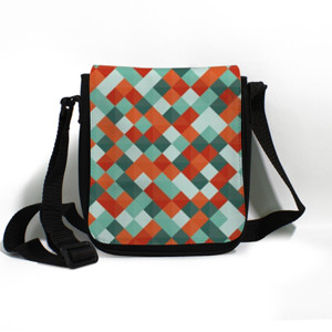 Tas Selempang Motif kotak-kotak 