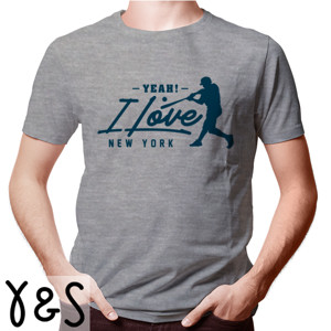 Kaos Yeah I Love New York Baseball