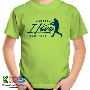 Kaos Yeah I Love New York Baseball