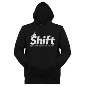 Jaket Hoodie Kaos Shift Gerakan Pemuda Hijrah (Black)