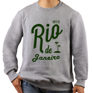 Jaket Sweater Kaos Rio De Janeiro - Brazil (SBAFB)