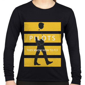 Kaos pilots they know how to fly yellow bar black 