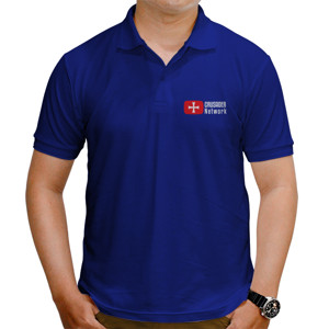 Kaos Polo Logo Crusader Network