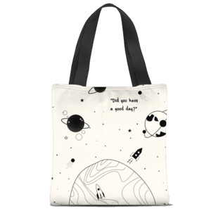 Tas Tote Fullprint Outer Space Tote Bag (Light Mode)
