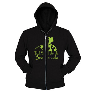 Hoodie Zipper Pendaki Gunung Hobi Hiking