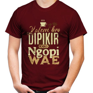 Kaos Kalem bro dipikir karo kopi wae