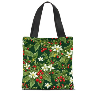 Tas Tote Fullprint Mistletoe