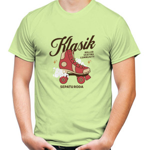 Kaos Klasik Sepatu Roda