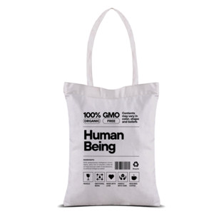 Tas Tote Marimo Human Being Tote Bag (White Tote Bag)