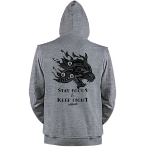 Jaket Hoodie Dragon Head Stay Focus n Keep Fight Hoodie