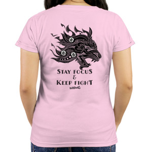 Kaos Dragon Head Stay Focus n Keep Fight Hoodie