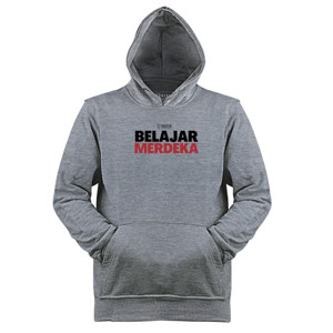 Jaket Hoodie belajar merdeka