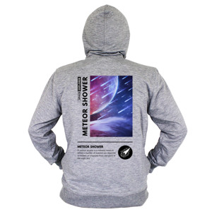 Hoodie Zipper Space Explorer Meteor Shower