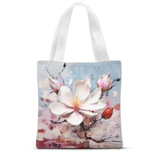 Tas Tote Fullprint Tote Bag Magnolia By Toteology
