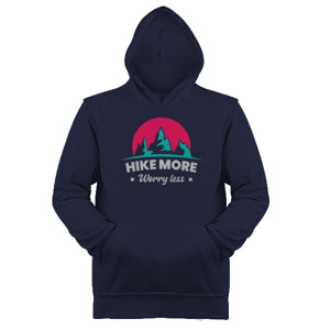 Jaket Hoodie Hike More (Worry Less)