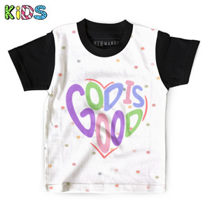 Kaos Anak Full-Print God is Good