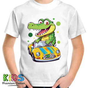 Kaos Anak Little Adventure Buaya Lucu