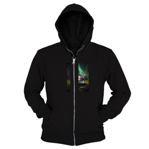 Hoodie Zipper Crystall globe