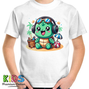 Kaos Enjoy with addorable Turtle