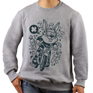 Jaket Sweater Rabbit Motocross Rider