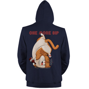 Jaket Hoodie VODKA CAT | ONE MORE SIP 